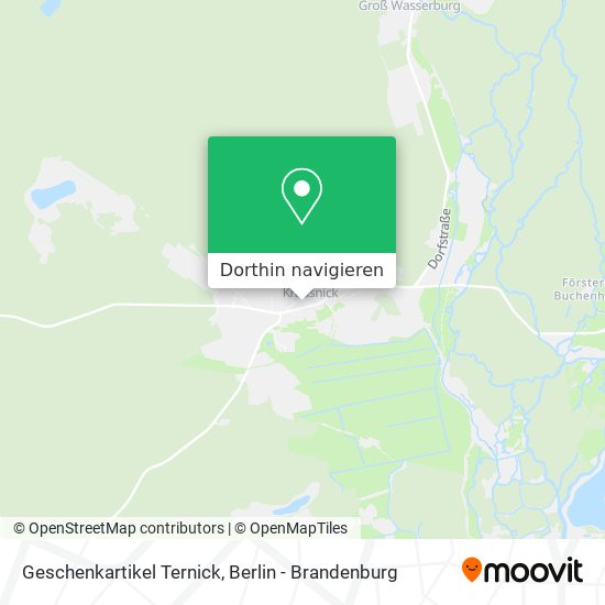Geschenkartikel Ternick Karte