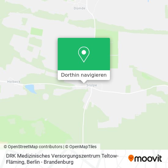 DRK Medizinisches Versorgungszentrum Teltow- Fläming Karte