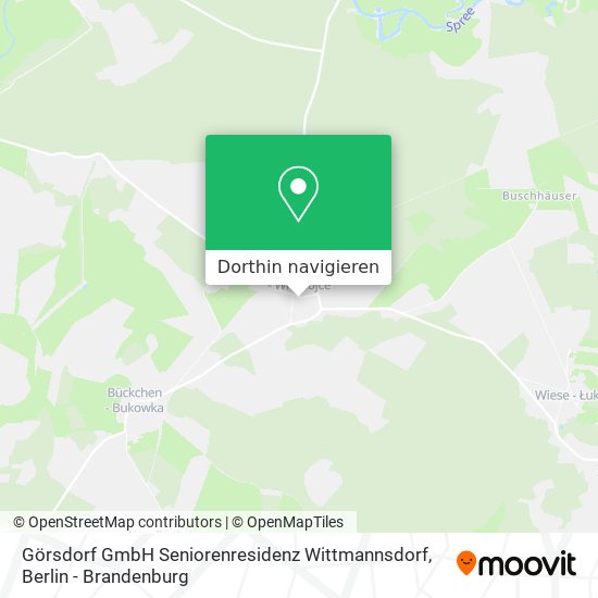 Görsdorf GmbH Seniorenresidenz Wittmannsdorf Karte