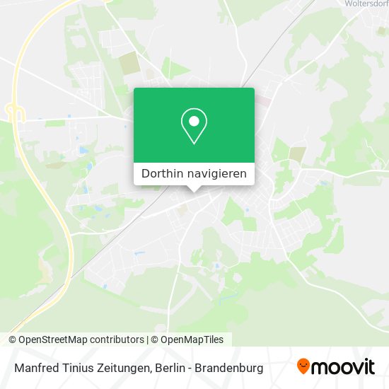 Manfred Tinius Zeitungen Karte