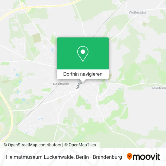 Heimatmuseum Luckenwalde Karte
