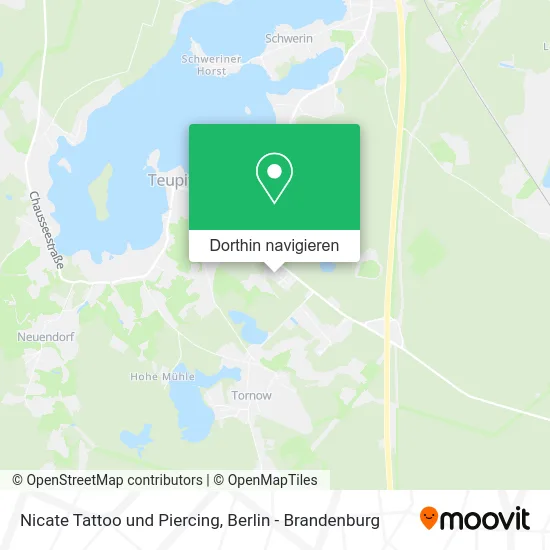 Nicate Tattoo und Piercing Karte