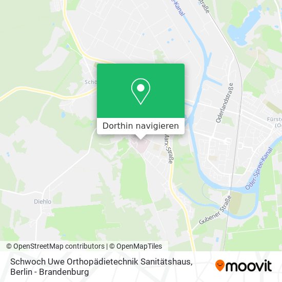 Schwoch Uwe Orthopädietechnik Sanitätshaus Karte