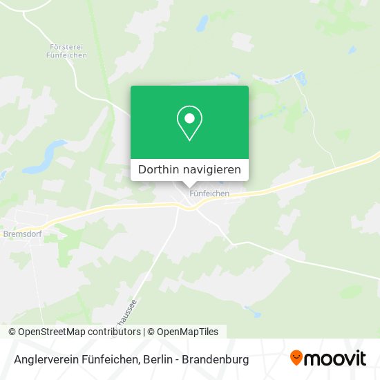 Anglerverein Fünfeichen Karte