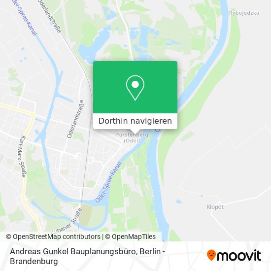 Andreas Gunkel Bauplanungsbüro Karte
