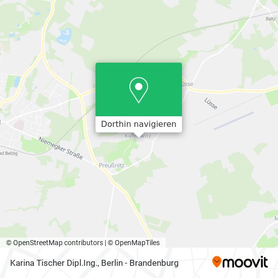 Karina Tischer Dipl.Ing. Karte