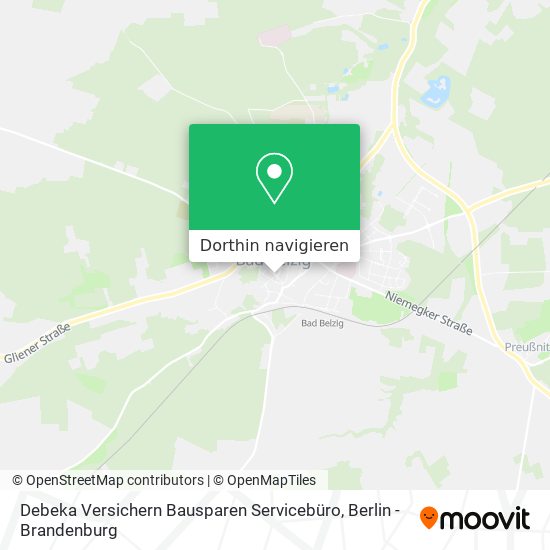Debeka Versichern Bausparen Servicebüro Karte