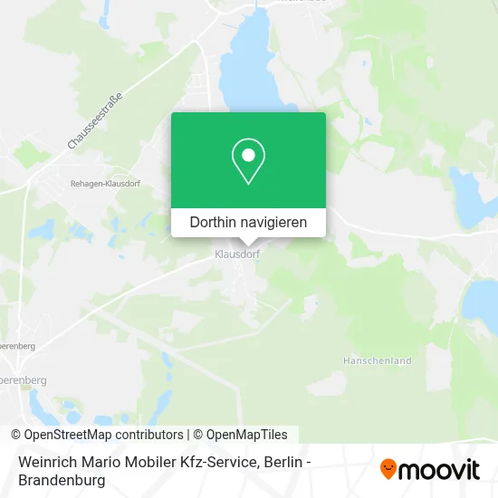 Weinrich Mario Mobiler Kfz-Service Karte