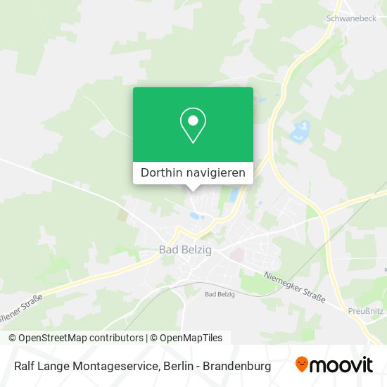Ralf Lange Montageservice Karte