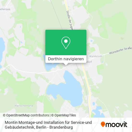 Montin Montage-und Installation für Service-und Gebäudetechnik Karte