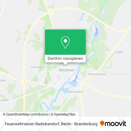 Feuerwehrverein Radinkendorf Karte
