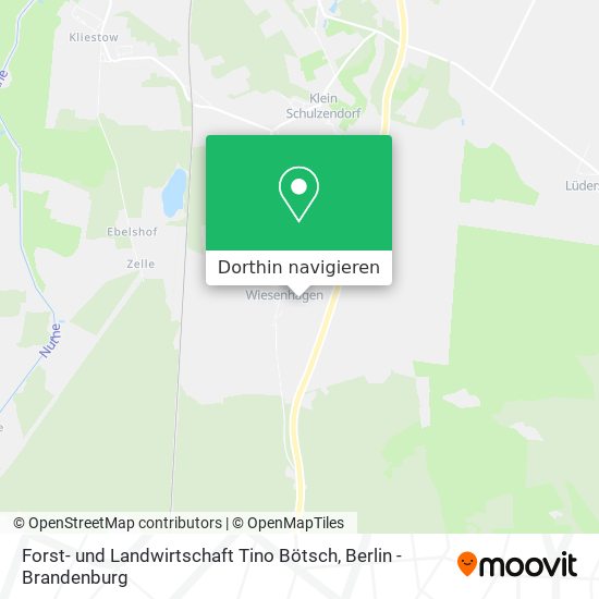 Forst- und Landwirtschaft Tino Bötsch Karte