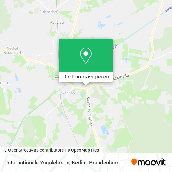 Internationale Yogalehrerin Karte