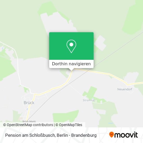 Pension am Schloßbusch Karte
