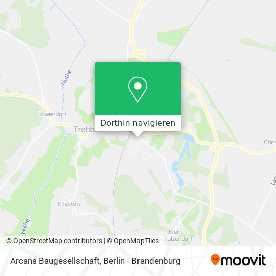 Arcana Baugesellschaft Karte