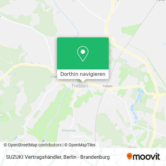 SUZUKI Vertragshändler Karte