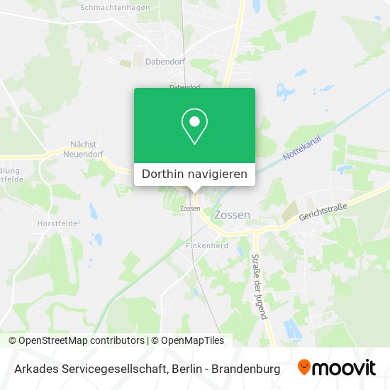 Arkades Servicegesellschaft Karte
