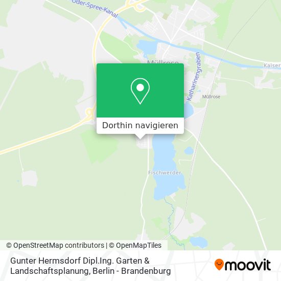 Gunter Hermsdorf Dipl.Ing. Garten & Landschaftsplanung Karte