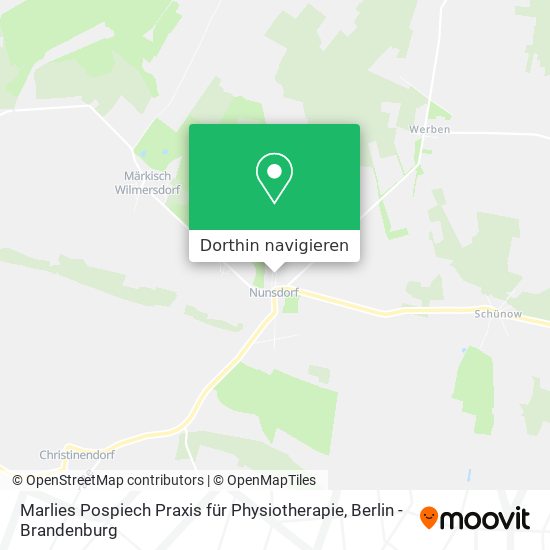Marlies Pospiech Praxis für Physiotherapie Karte