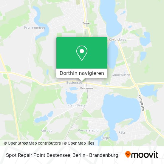 Spot Repair Point Bestensee Karte