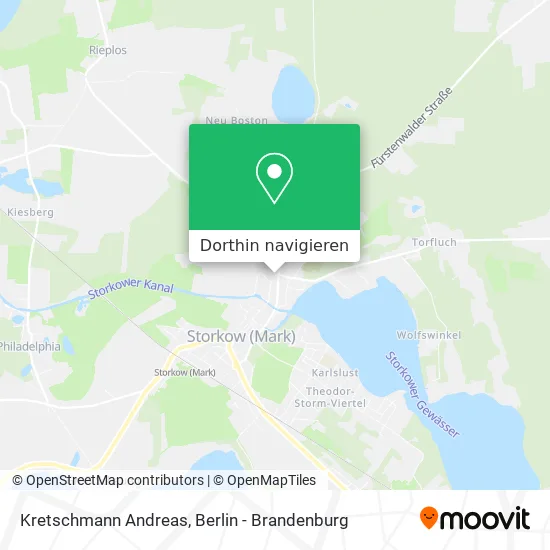 Kretschmann Andreas Karte