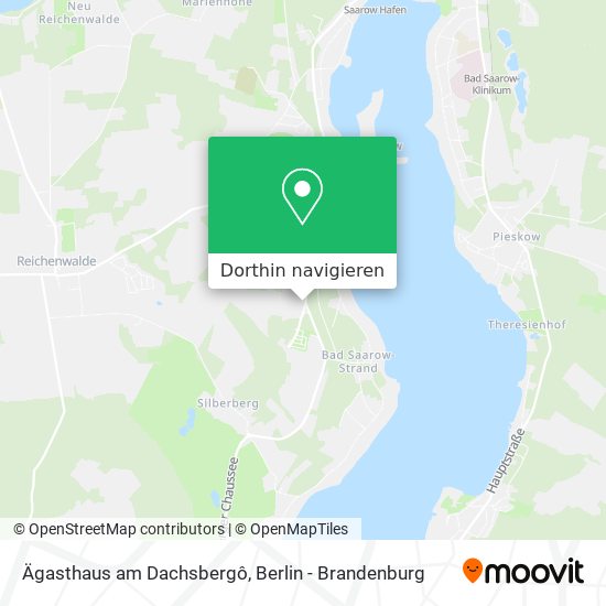 Ägasthaus am Dachsbergô Karte