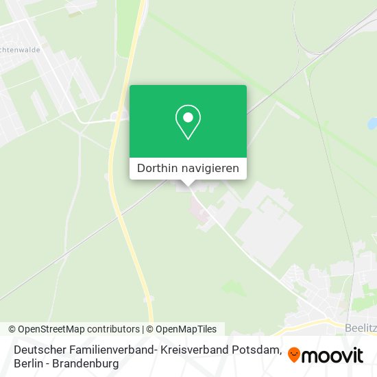 Deutscher Familienverband- Kreisverband Potsdam Karte