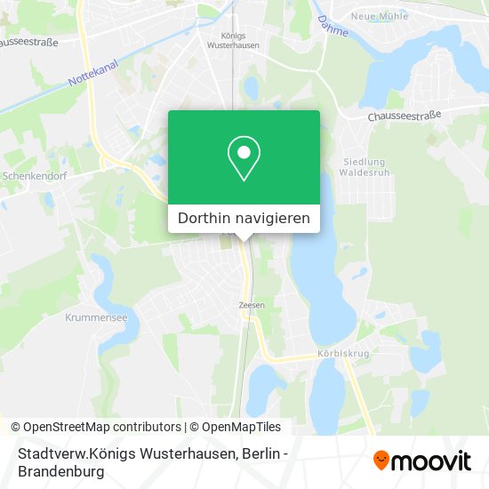 Stadtverw.Königs Wusterhausen Karte
