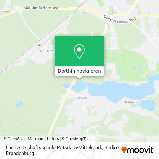 Landwirtschaftsschule Potsdam-Mittelmark Karte