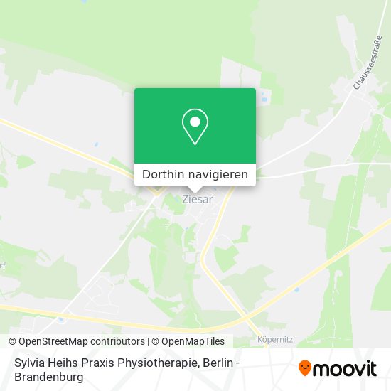 Sylvia Heihs Praxis Physiotherapie Karte