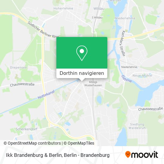 Ikk Brandenburg & Berlin Karte