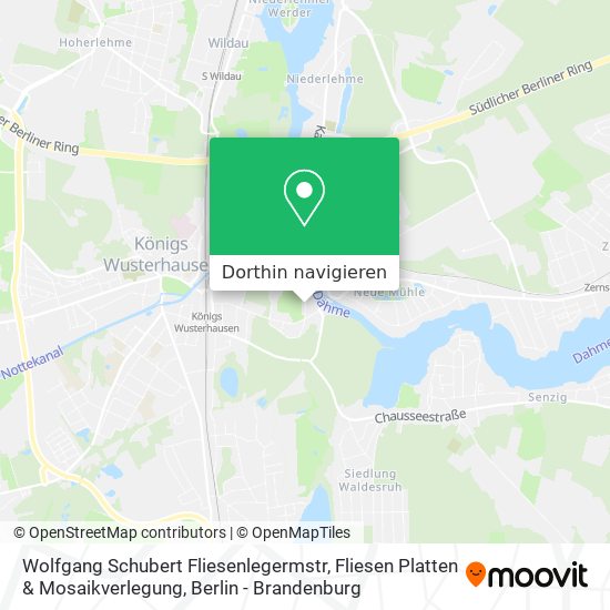 Wolfgang Schubert Fliesenlegermstr, Fliesen Platten & Mosaikverlegung Karte