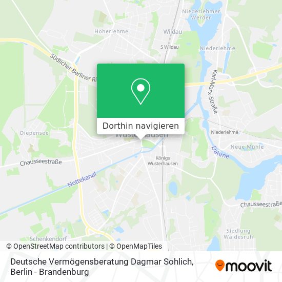 Deutsche Vermögensberatung Dagmar Sohlich Karte