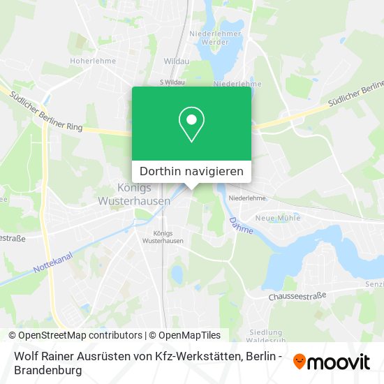 Wolf Rainer Ausrüsten von Kfz-Werkstätten Karte
