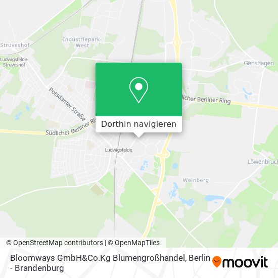 Bloomways GmbH&Co.Kg Blumengroßhandel Karte