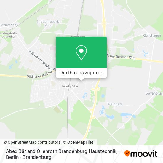 Abex Bär and Ollenroth Brandenburg Haustechnik Karte