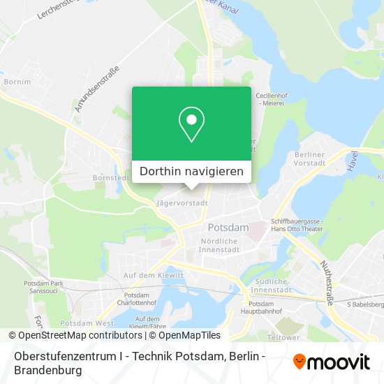 Oberstufenzentrum I - Technik Potsdam Karte