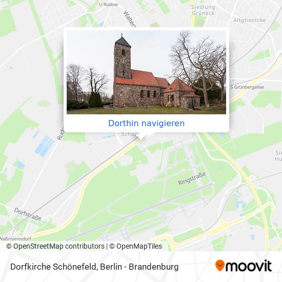 Dorfkirche Schönefeld Karte