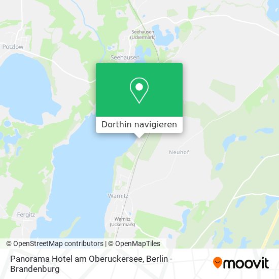 Panorama Hotel am Oberuckersee Karte