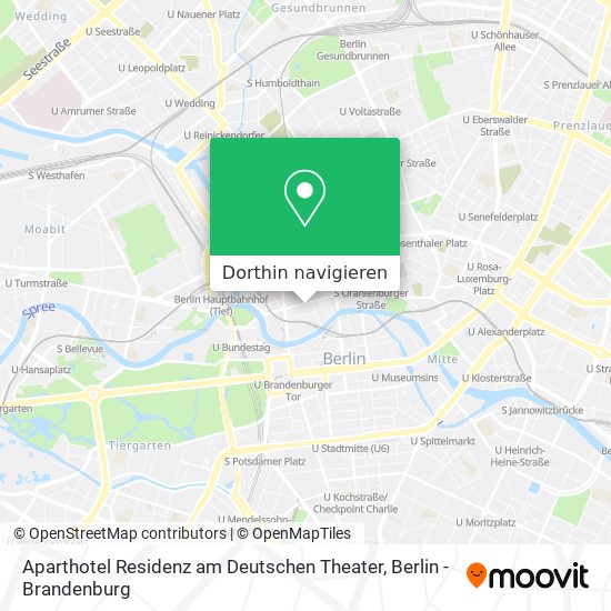 Aparthotel Residenz am Deutschen Theater Karte