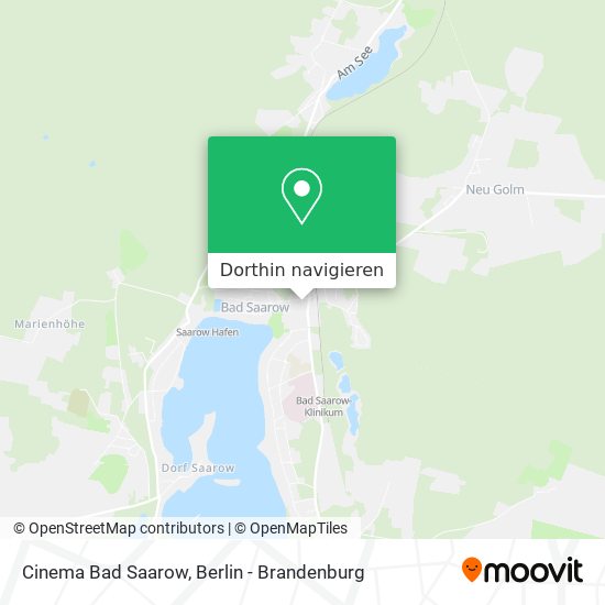 Cinema Bad Saarow Karte