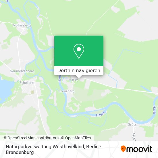 Naturparkverwaltung Westhavelland Karte