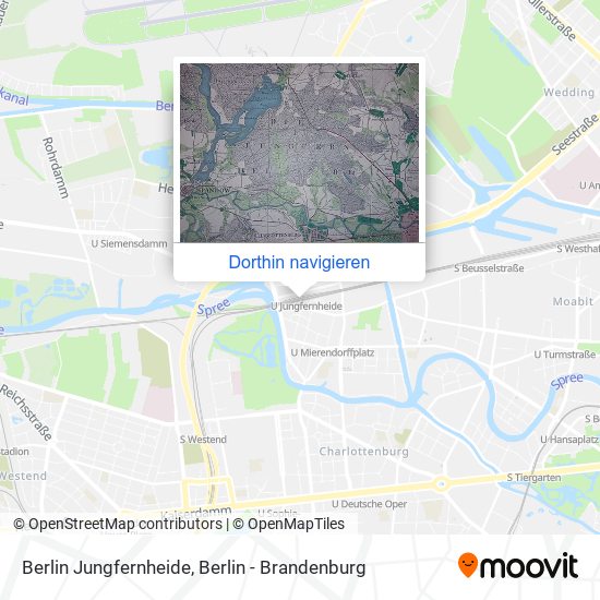 Berlin Jungfernheide Karte