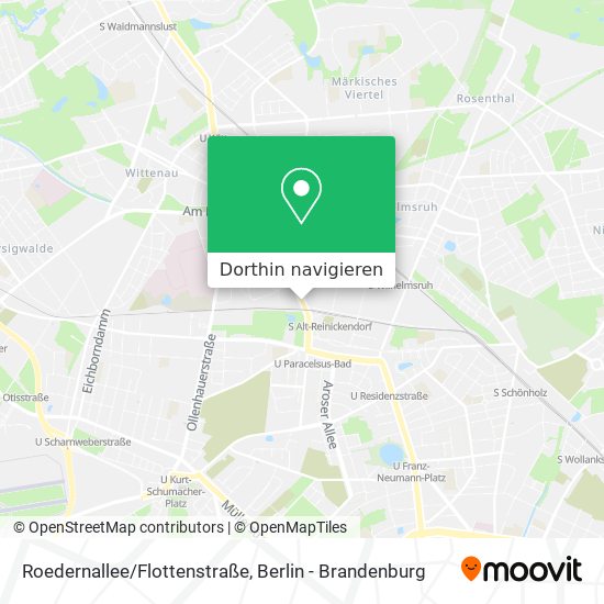 Roedernallee/Flottenstraße Karte