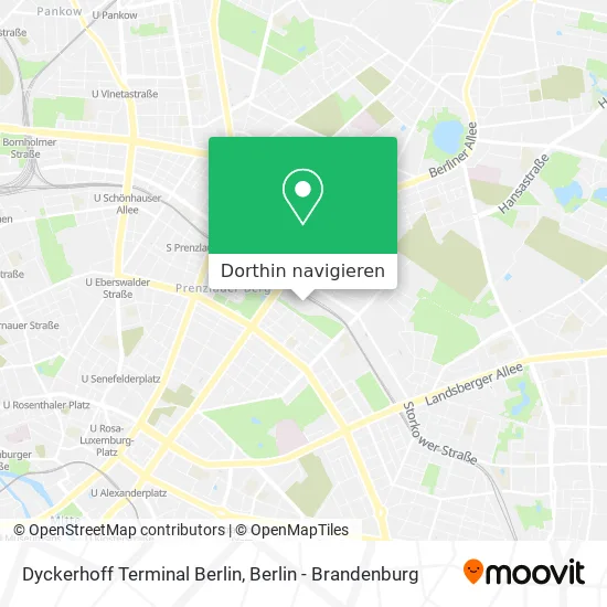 Dyckerhoff Terminal Berlin Karte