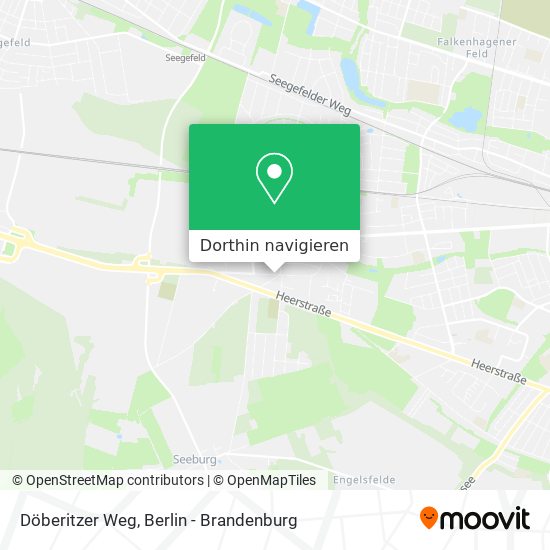 Döberitzer Weg Karte