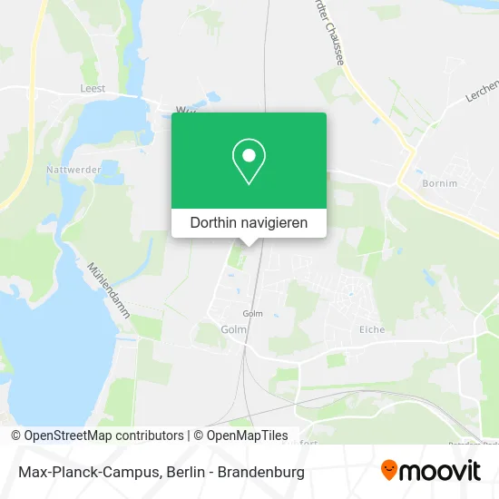 Max-Planck-Campus Karte