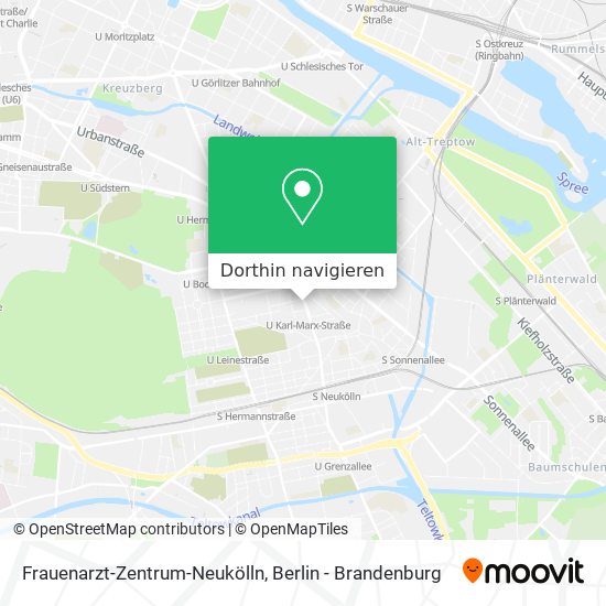 Frauenarzt-Zentrum-Neukölln Karte