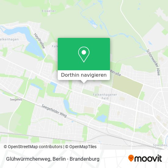 Glühwürmchenweg Karte