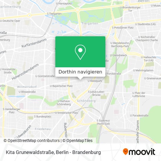 Kita Grunewaldstraße Karte